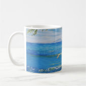 Crescent Head Beach Seascape Malerei Kaffeetasse (Links)