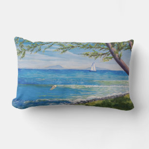 Crescent Head Beach Seascape Malerei Lendenkissen
