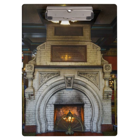Crescent Hotel Fireplace Klemmbrett (Vorderseite)