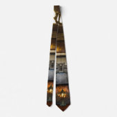 Crescent Hotel Fireplace Neck Tie Krawatte (Rückseite)