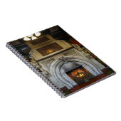 Crescent Hotel Fireplace Notizblock (Rechte Seite)