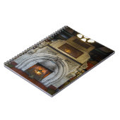 Crescent Hotel Fireplace Notizblock (Linke Seite)