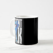 Crescent Kick Kickboxen Kaffeetasse (Vorderseite Links)
