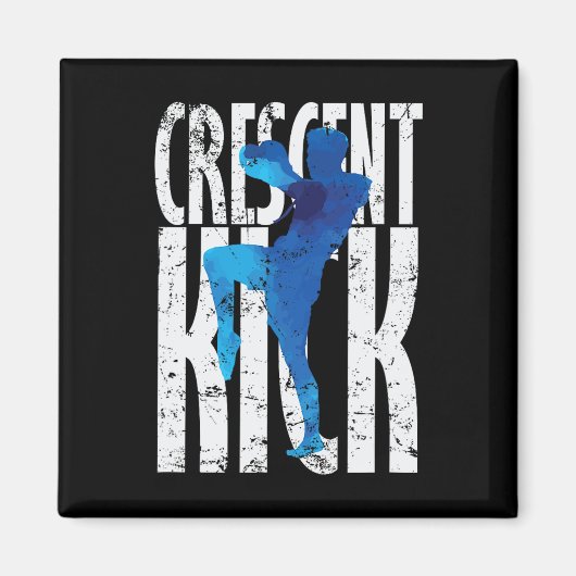 Crescent Kick Kickboxen Magnet (Vorne)