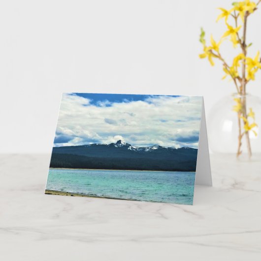 Crescent Lake Karte (Gelbe Blume)