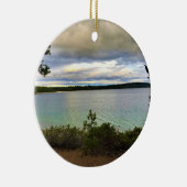 Crescent Lake Keramik Ornament (Rechts)