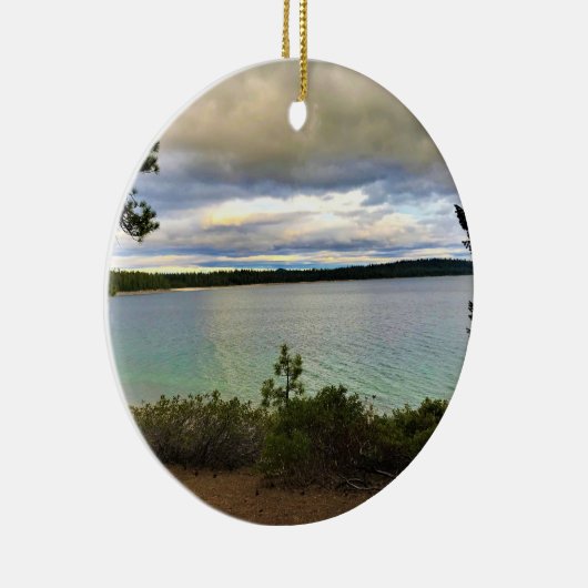 Crescent Lake Keramik Ornament (Rechts)