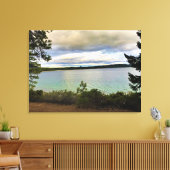 Crescent Lake Leinwanddruck (Insitu (Wohnzimmer))