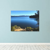 Crescent Lake Leinwanddruck (Insitu (Holzboden))