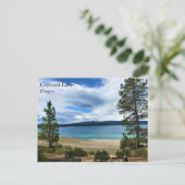 Crescent Lake OR Postcard Postkarte (Stehend Vorderseite)