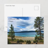 Crescent Lake OR Postcard Postkarte (Vorne/Hinten)