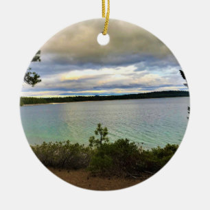 Crescent Lake, Oregon Keramik Ornament