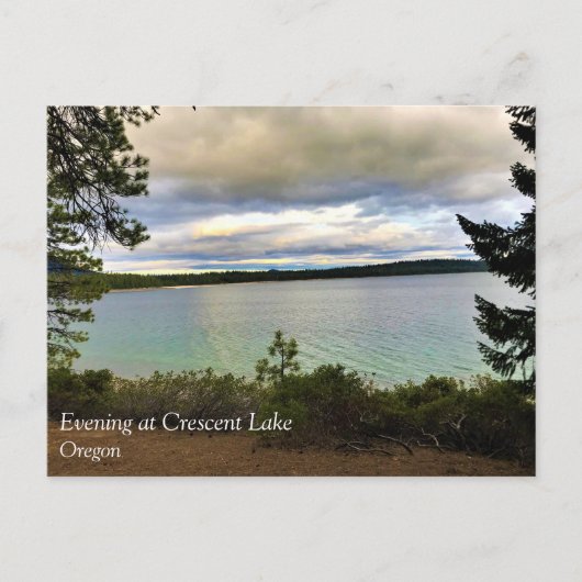 Crescent Lake, Oregon Postcard Postkarte (Vorderseite)