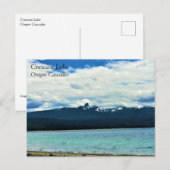 Crescent Lake, Oregon Postcard Postkarte (Vorne/Hinten)