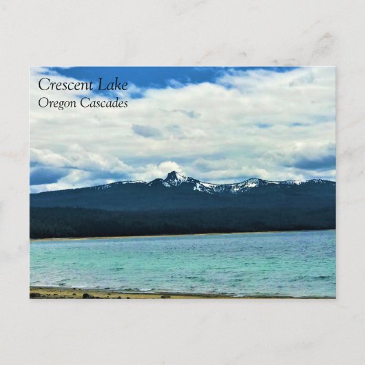 Crescent Lake, Oregon Postcard Postkarte (Vorderseite)