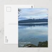 Crescent Lake, Oregon Postcard Postkarte (Vorne/Hinten)