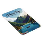 Crescent Lake USA Magnet (Rechte Seite)