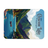 Crescent Lake USA Magnet (Horizontal)