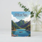 Crescent Lake USA Postkarte (Stehend Vorderseite)