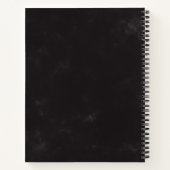 Crescent Man im Mond Personalisiert Notizblock (Rückseite)