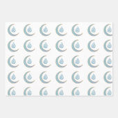 Crescent mit Ramadan Mubarak auf Arabisch Geschenkpapier Set (Vorderseite 2)