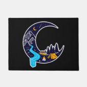 Crescent Moon Adventure Camping Fußmatte (Vorderseite)