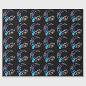 Crescent Moon Adventure Camping Geschenkpapier (Flach)