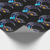 Crescent Moon Adventure Camping Geschenkpapier (Ecke)