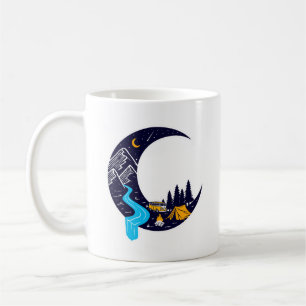 Crescent Moon Adventure Camping Kaffeetasse