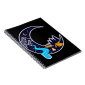 Crescent Moon Adventure Camping Notizblock (Rechte Seite)