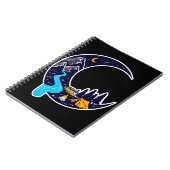 Crescent Moon Adventure Camping Notizblock (Linke Seite)