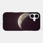 Crescent Moon Dark Minimal Phone Case iPhone 16 Hülle (Rückseite (Horizontal))