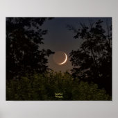 Crescent Moon Einstellung Poster (Vorne)