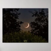 Crescent Moon Einstellung Poster (Vorne)