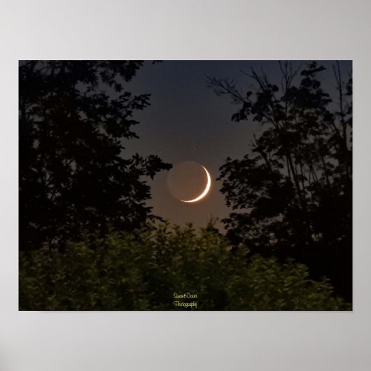Crescent Moon Einstellung Poster (Vorne)
