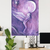 Crescent Moon Fairy Poster (Heimbüro)