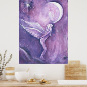 Crescent Moon Fairy Poster (Küche)