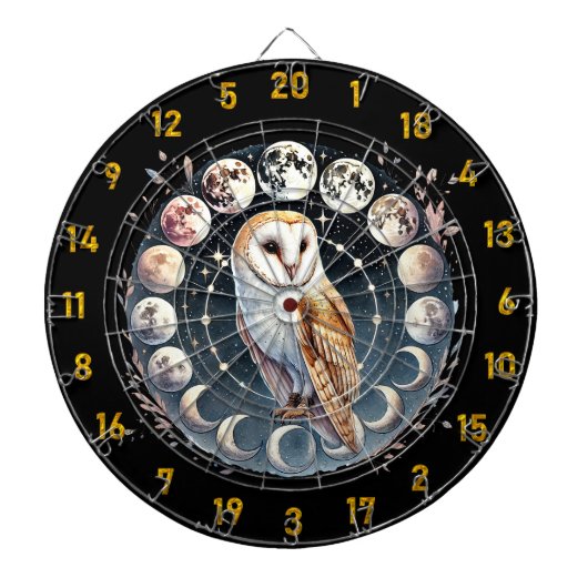 Crescent Moon, fokussiert Dartscheibe (vorne)