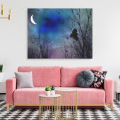 Crescent Moon Glow Leinwanddruck (Insitu (Wohnzimmer))