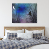 Crescent Moon Glow Leinwanddruck (Insitu (Schlafzimmer))