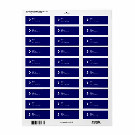 Crescent Moon Label (Vorne)