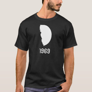 Crescent Moon Landing 1969 Astronaut Space Enthusi T-Shirt