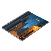 Crescent Moon Lantern Street Notebook Notizblock (Linke Seite)