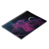 Crescent Moon Lila-Notebook Notizblock (Linke Seite)