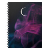 Crescent Moon Lila-Notebook Notizblock (Vorderseite)
