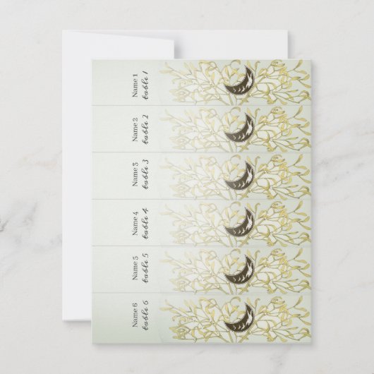 Crescent Moon Mistletoe Festliches Abendessen Einladung (Vorderseite)