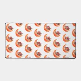 Crescent Moon Mushroom Cottagecore Fungi Mycology Schreibtischunterlage