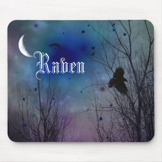 Crescent Moon Night Mousepad (Vorne)