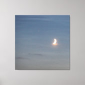 Crescent Moon On a Sealike Sky Leinwanddruck (Vorderseite)