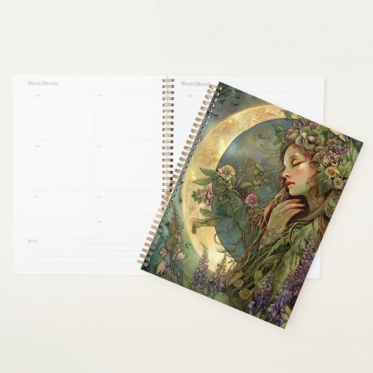 Crescent Moon Ostara Planner Planer (Anzeige)